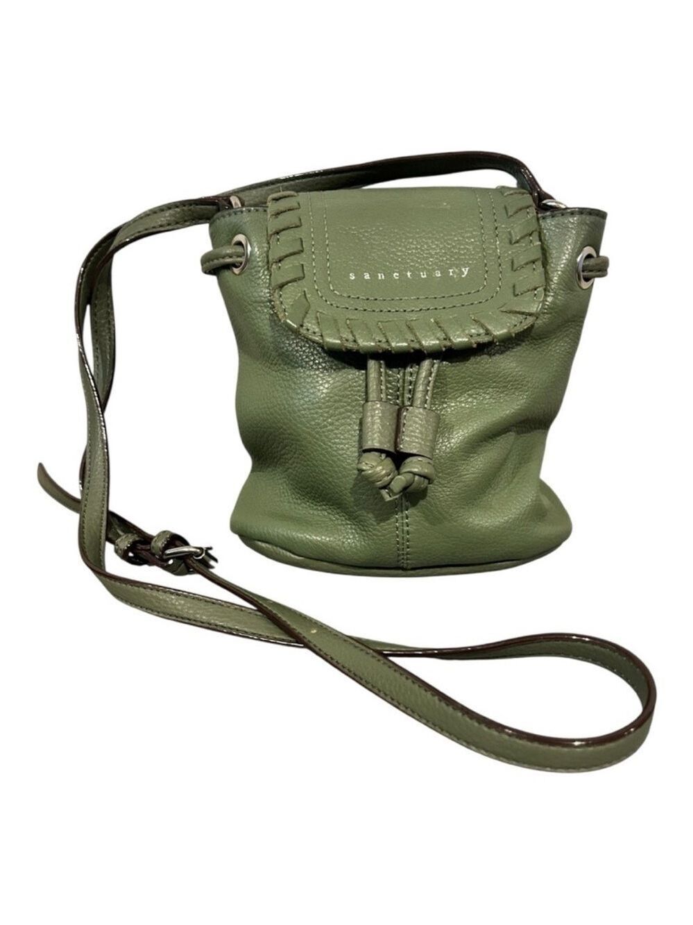 SANCTUARY by Anthropologie
Green Coachella Crossbody Leather Bag Never Used EC